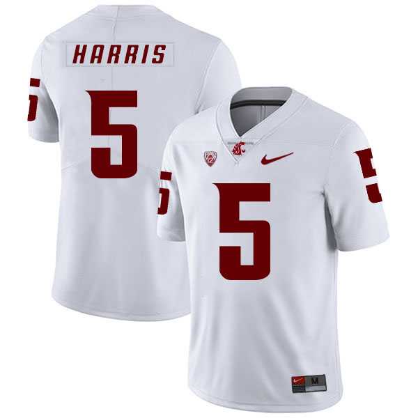 Washington State Cougars 5 Travell Harris White College Football Jersey Dzhi,We sell and wholesale Washington State Cougars 5 Travell Harris White College Football Jersey Dzhi on line form chian!